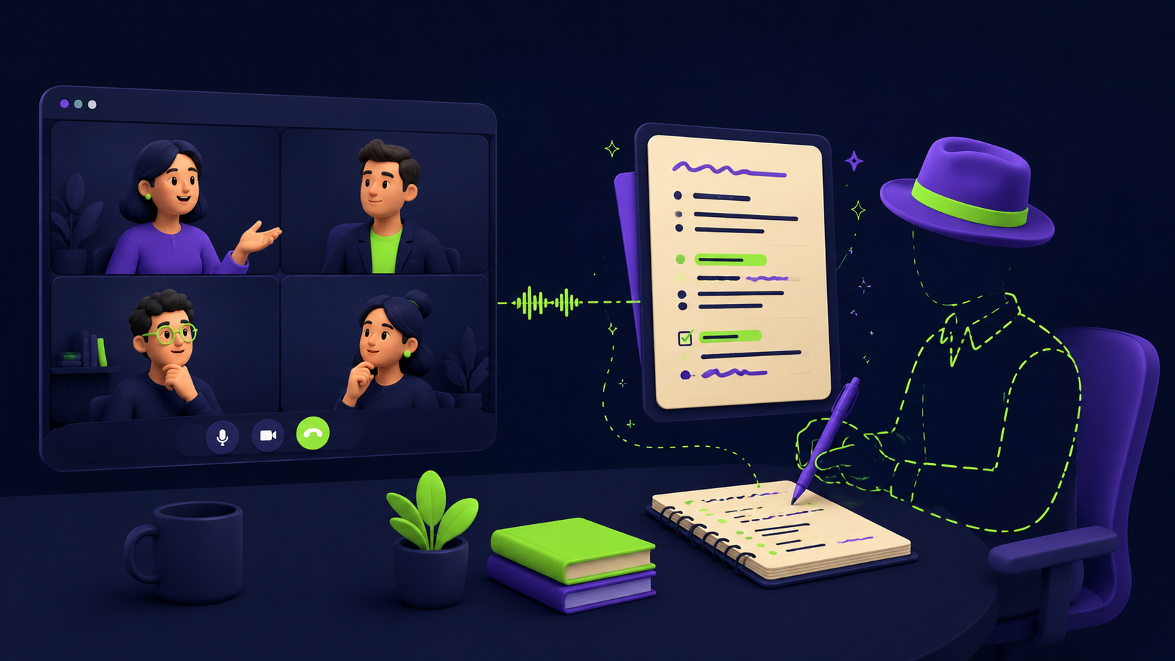 What should take your meeting notes?