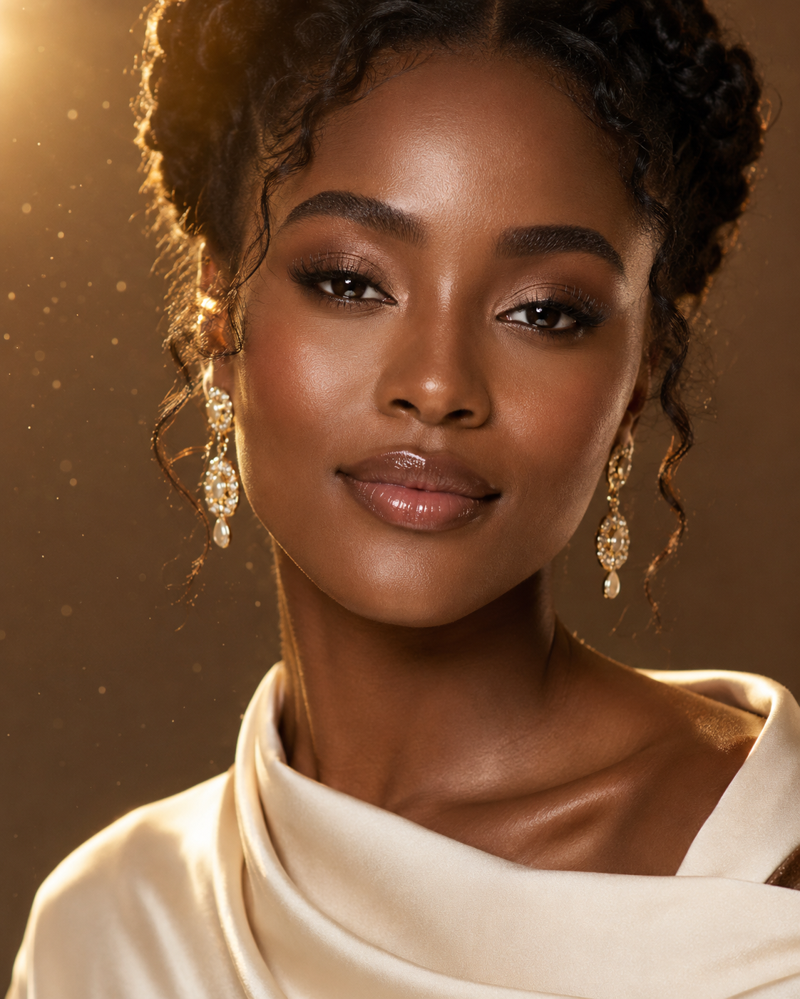 High-Fashion African Female Editorial Portrait Prompt
