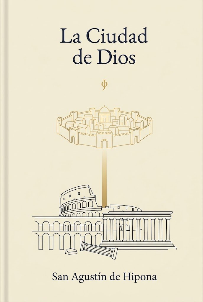 Minimalist Saint Augustine Book Cover