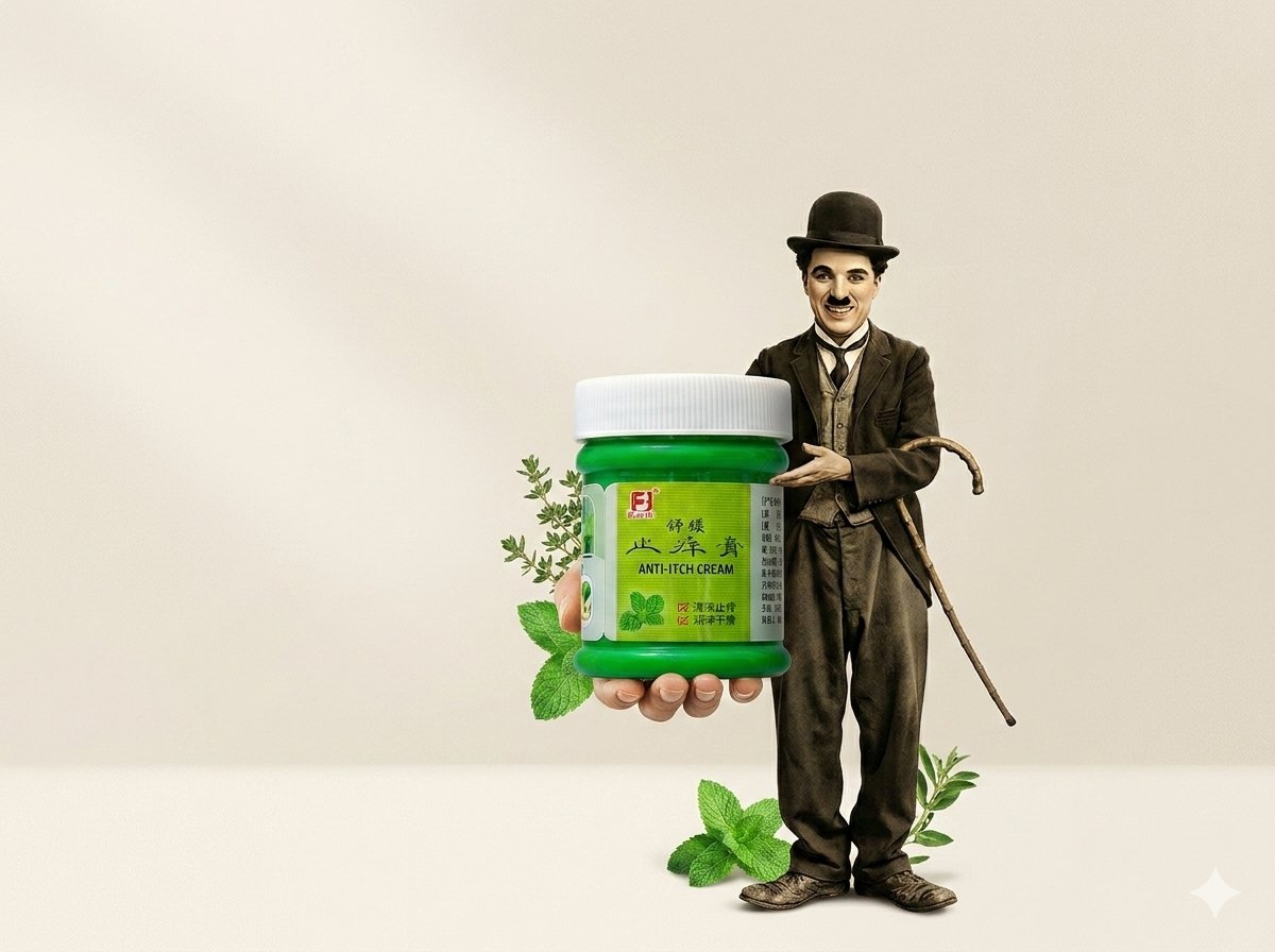 Minimal Anti-Itch Cream Poster
