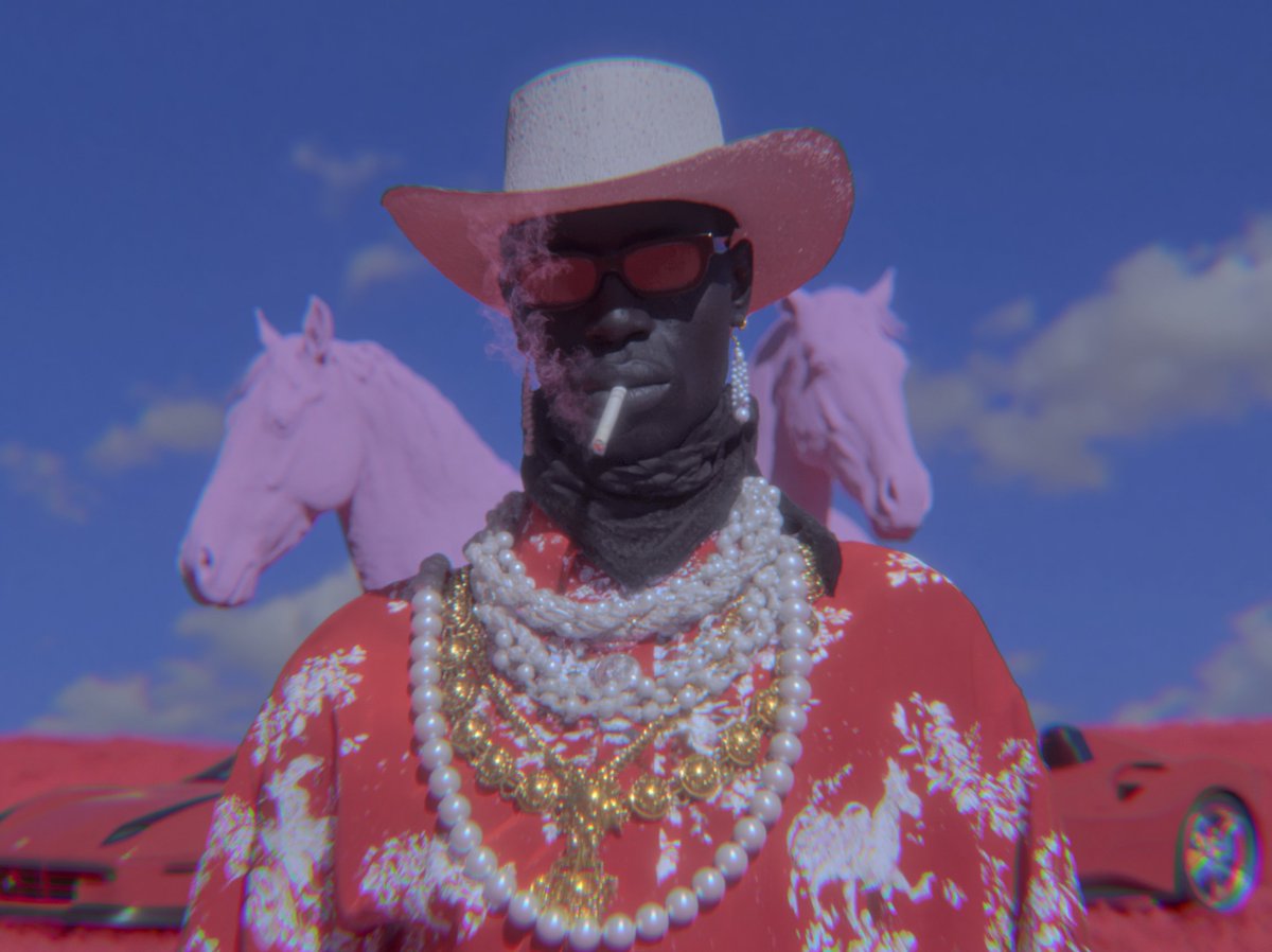 Surreal Cowboy Fashion Portrait