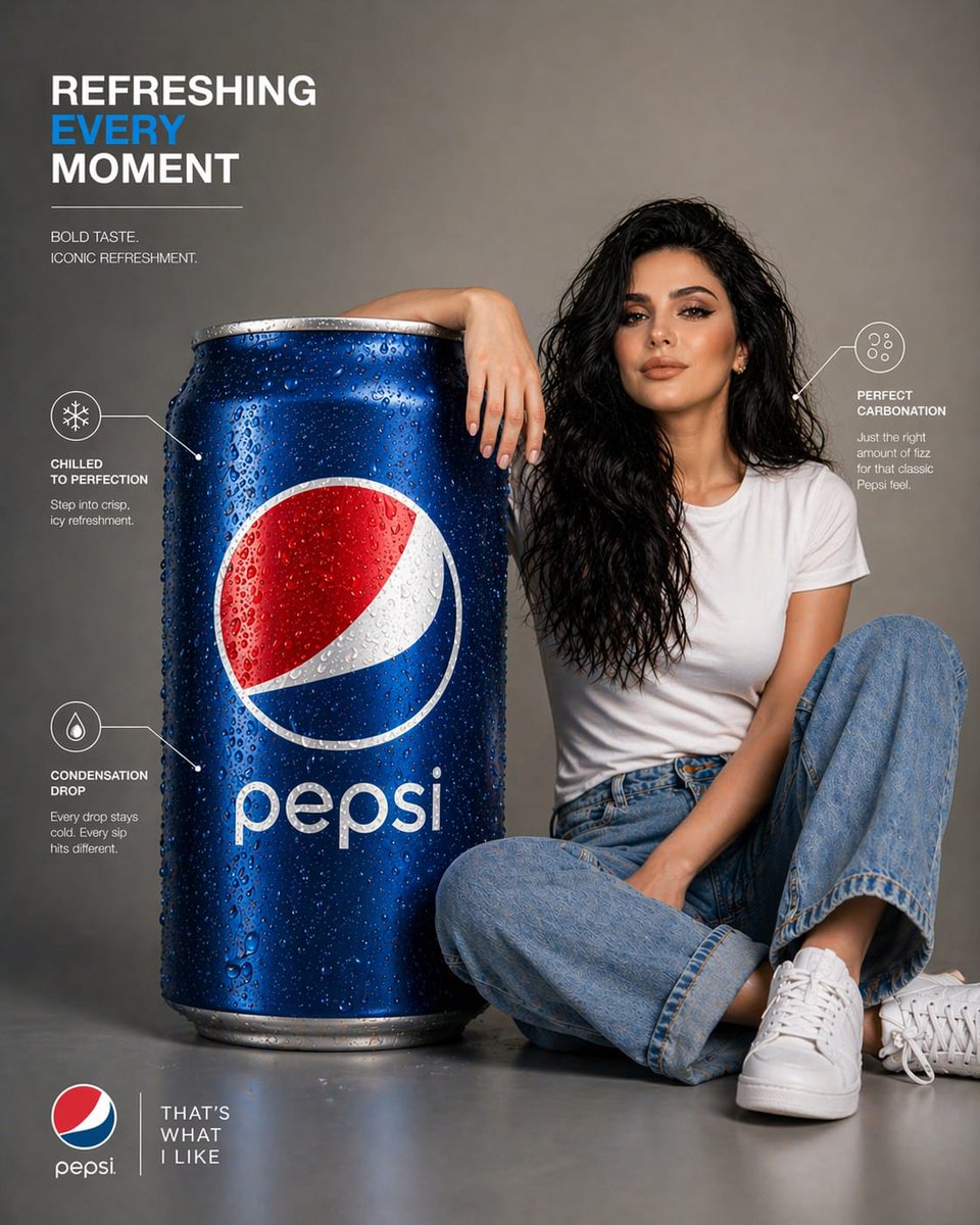 Pepsi Infographic Advertisement