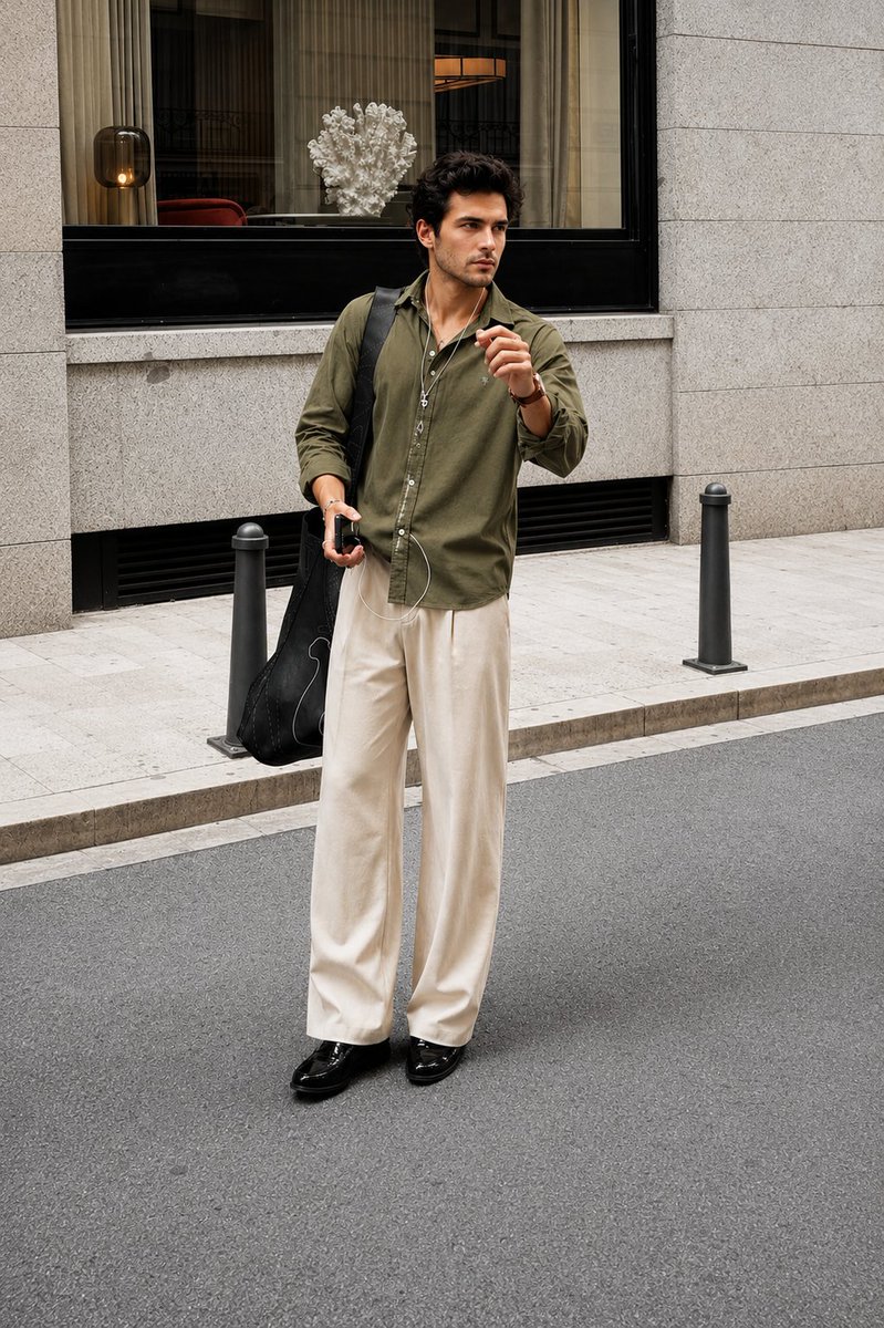 Ultra Realistic Luxury Street Fashion Portrait