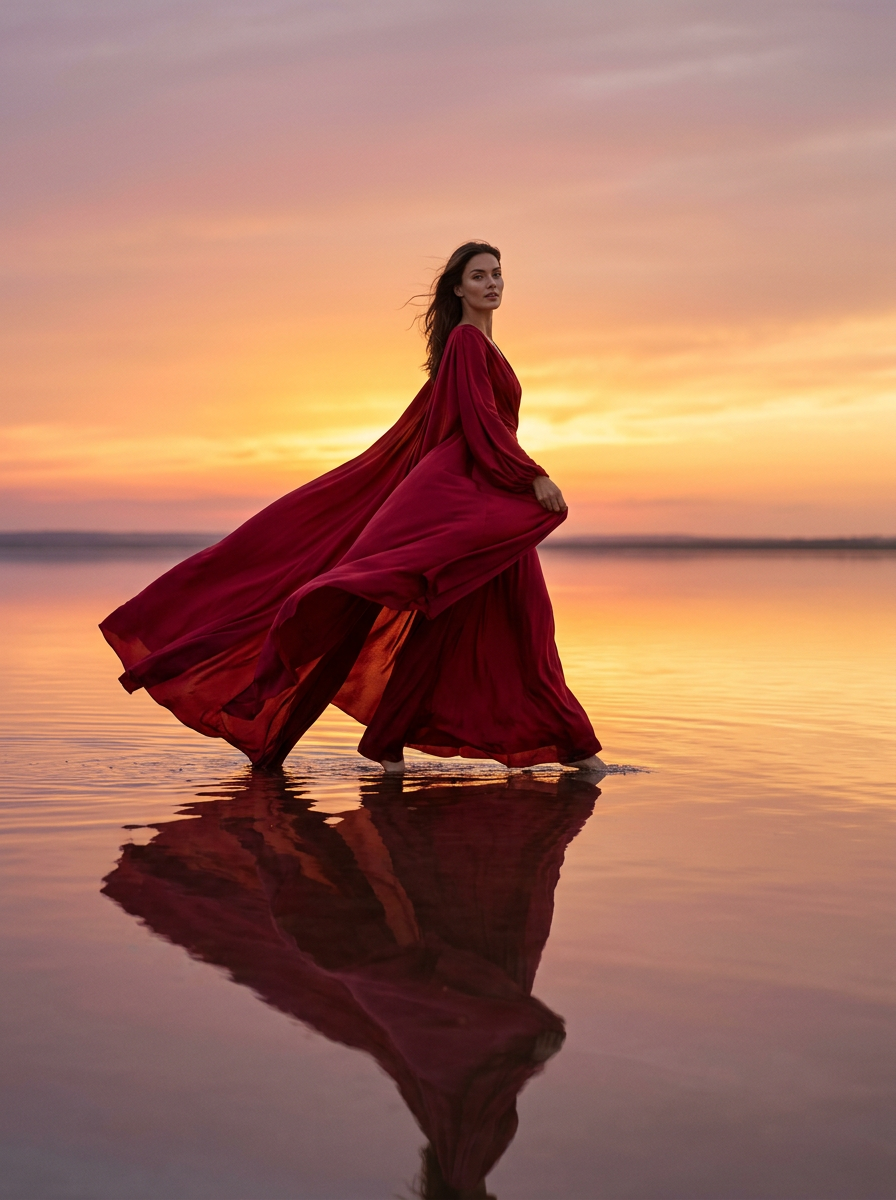 The Red Dress Fashion Editorial