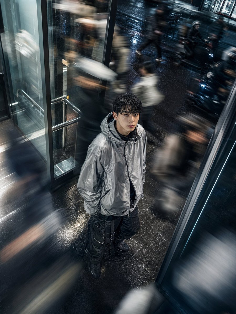 Korean High Fashion Street Portrait
