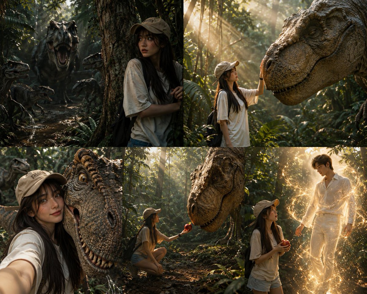 Dinosaur Jungle Adventure Collage