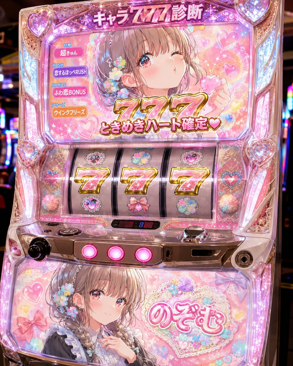 Kawaii Character 777 Slot Machine