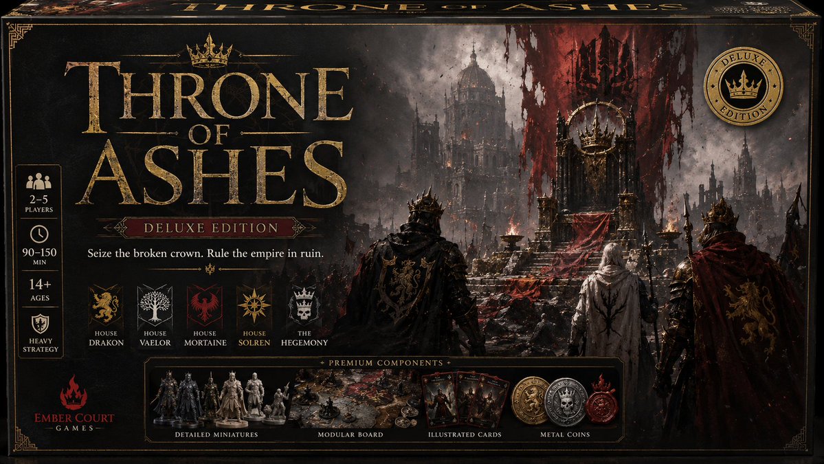 Throne of Ashes Deluxe Box Front