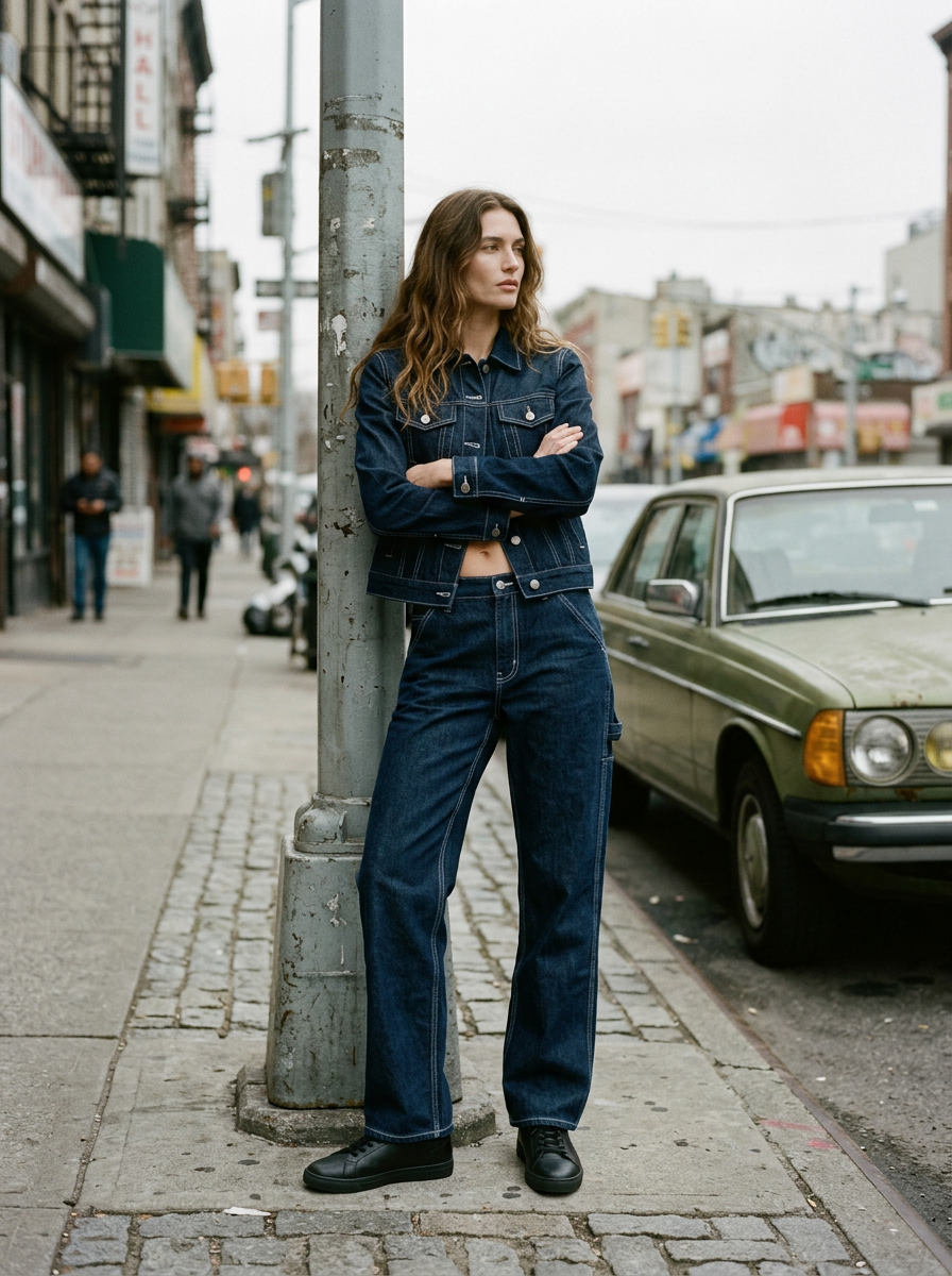90s Americana Denim Fashion Editorial