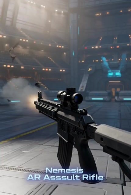 Grok Imagine video prompt: Fortnite Weapons List