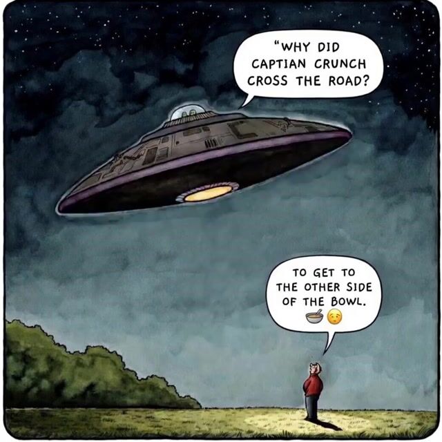 UFO Passenger Joke Video Prompt