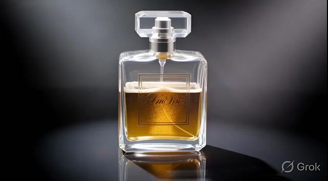 10-second cinematic luxury perfume commercial video