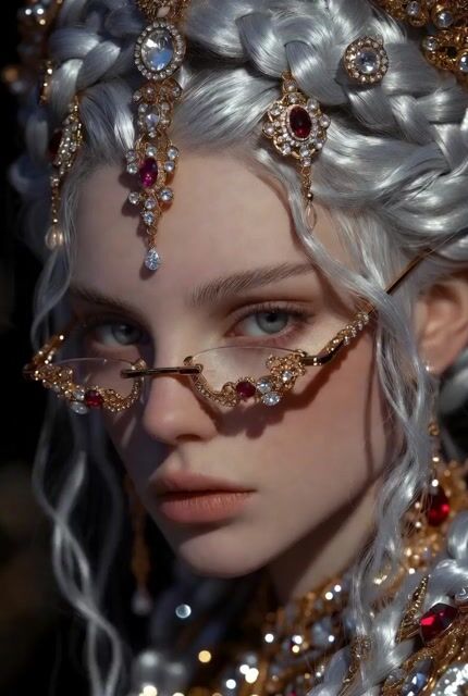 Dramatic Fantasy Portrait of a Young Woman