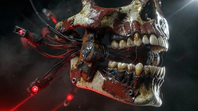 Cinematic Biomechanical Product Shot Video (Truncated)