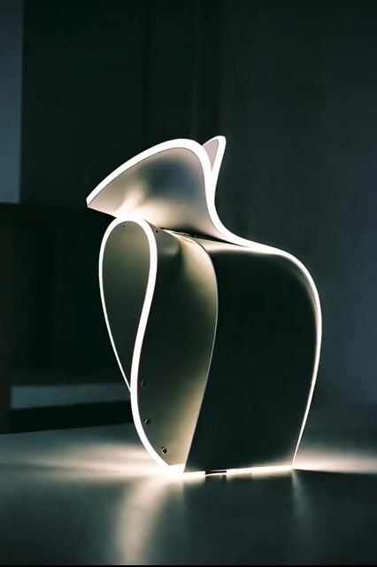 Gimbal Stabilized Lamp Camera Movement Prompt