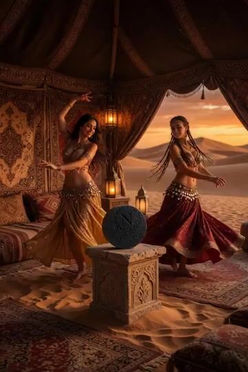 Sahara Belly Dancers Soap Display