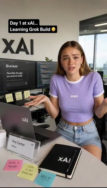 Humorous Intern Struggle at XAI