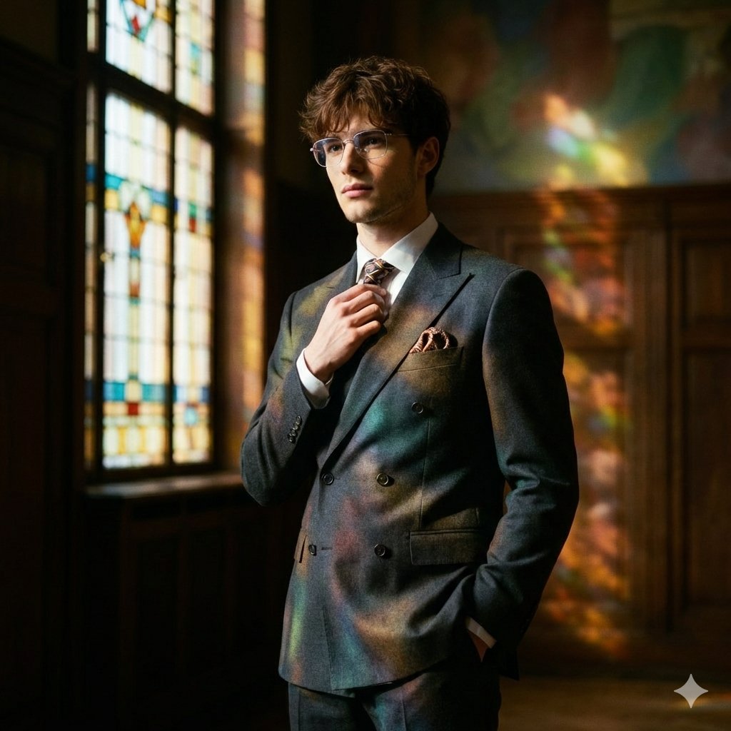 Retro Art Deco Suit Editorial