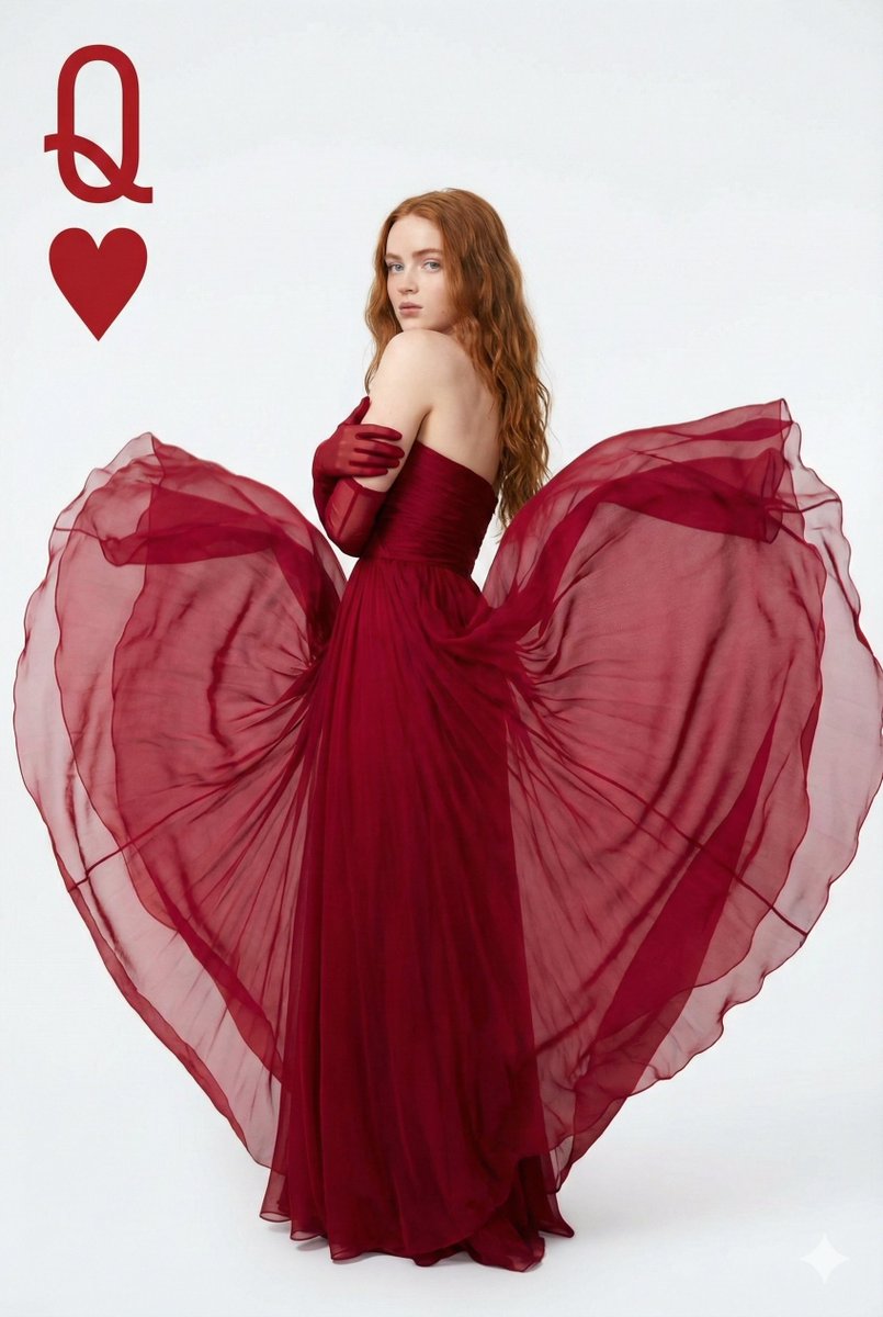 Sadia Sink Queen of Hearts Fashion Portrait