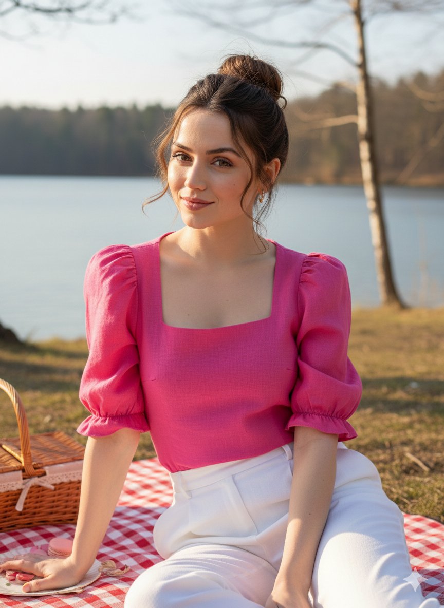 Ana de Armas Skincare Influencer Portrait Prompt