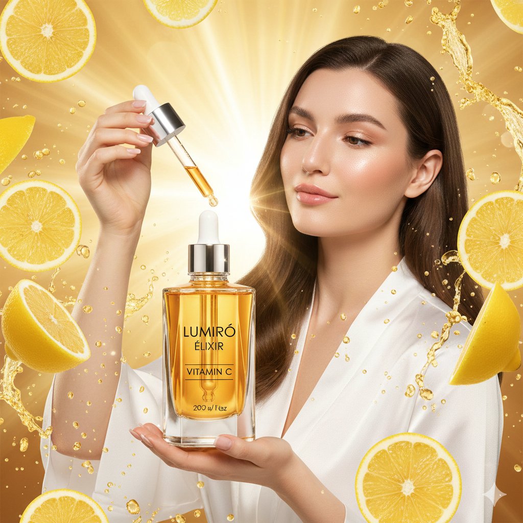 Hyper-realistic Luxury Skincare Product Photography