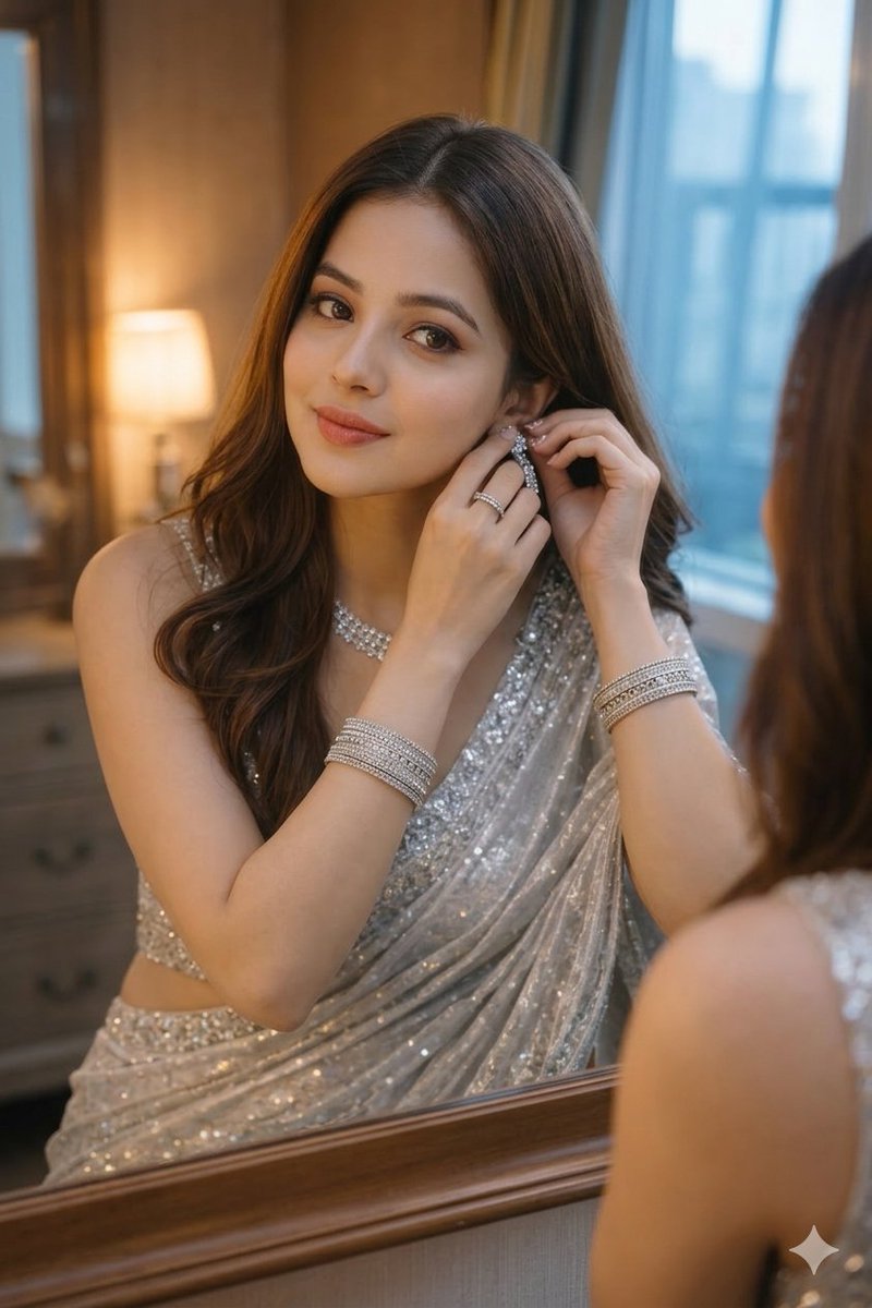 Ultra-Realistic Portrait with Saree and Face Reference