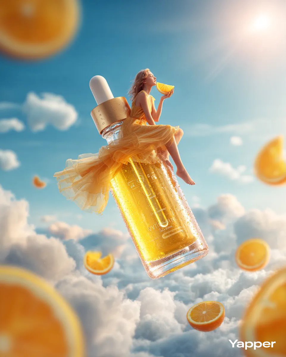 Surreal Skincare Product Ad