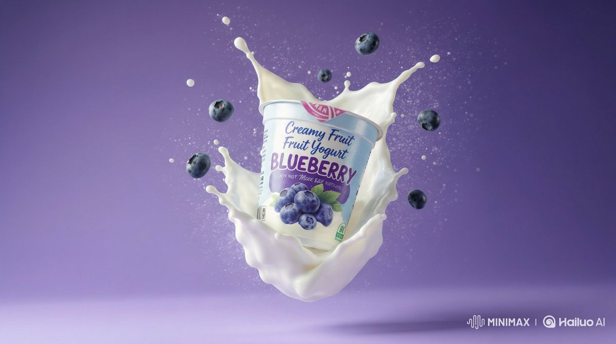 Ultra-Realistic Product Photography of Yogurt