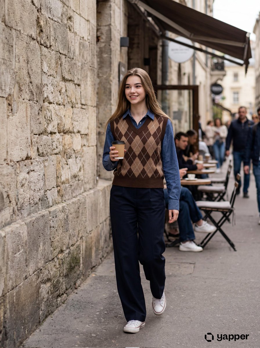 Photorealistic Lifestyle Photo of a Young Woman in an Urban Setting