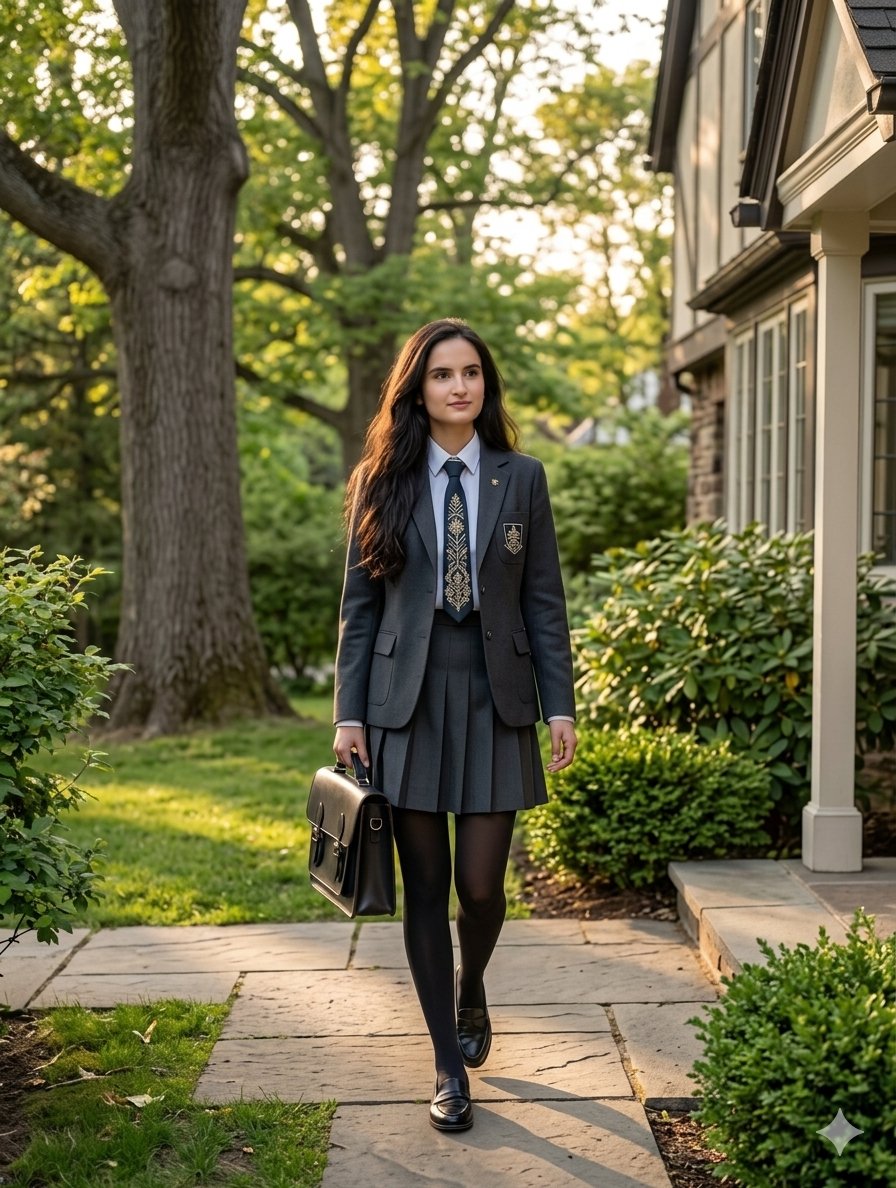 Private School Uniform Portrait