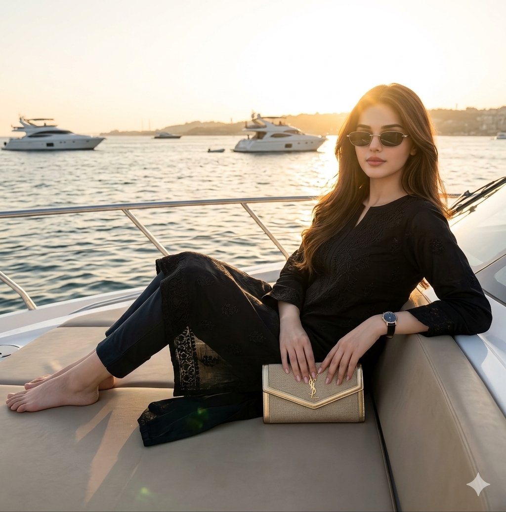Ultra Realistic Luxury Yacht Portrait