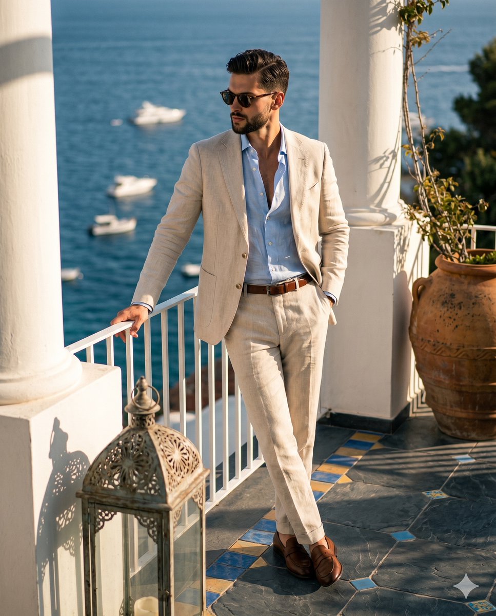 Mediterranean Riviera Editorial Portrait