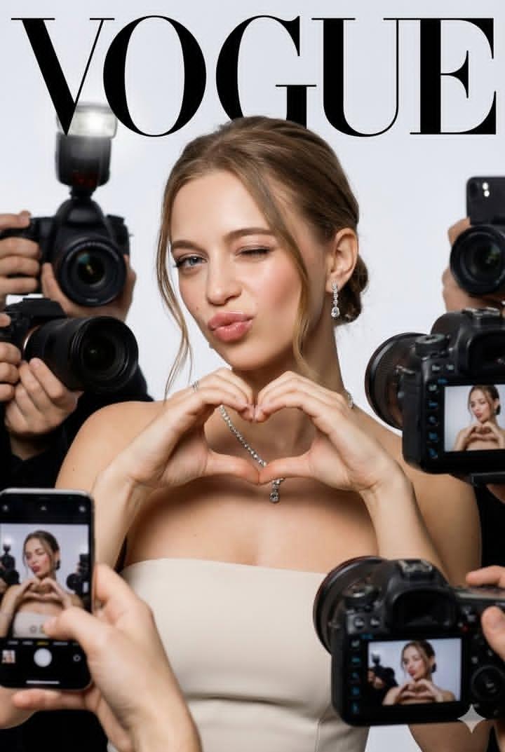 Vogue Cover Paparazzi Portrait