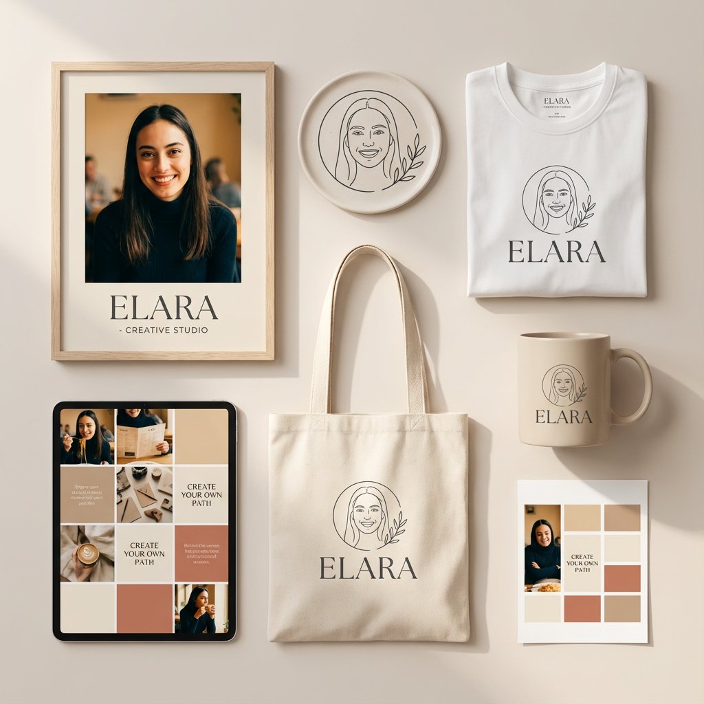Minimalist Personal Branding Mockup