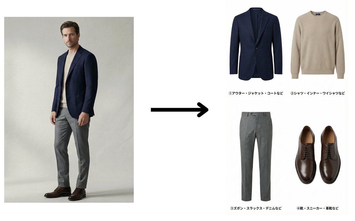 Fashion Catalog Item Extraction from Reference Image