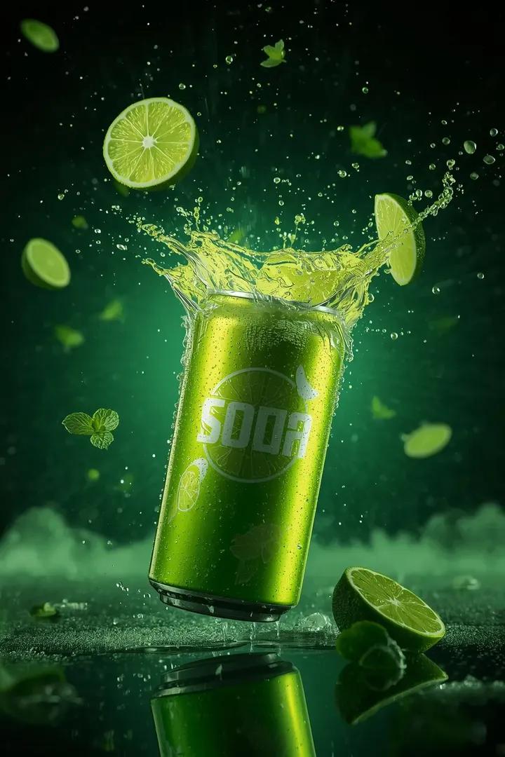 Ultra-Cinematic Beverage Advertising Shot