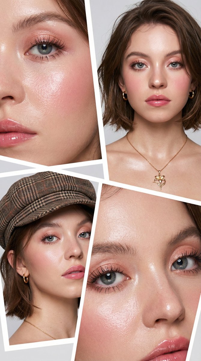 Korean Beauty Editorial Collage Prompt