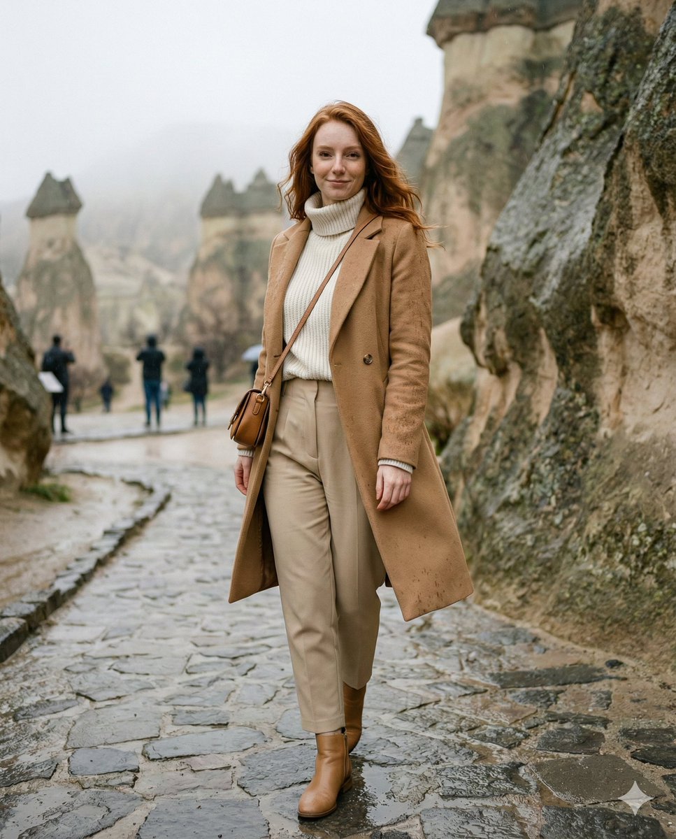 Winter Travel Influencer Editorial Prompt (Cappadocia)