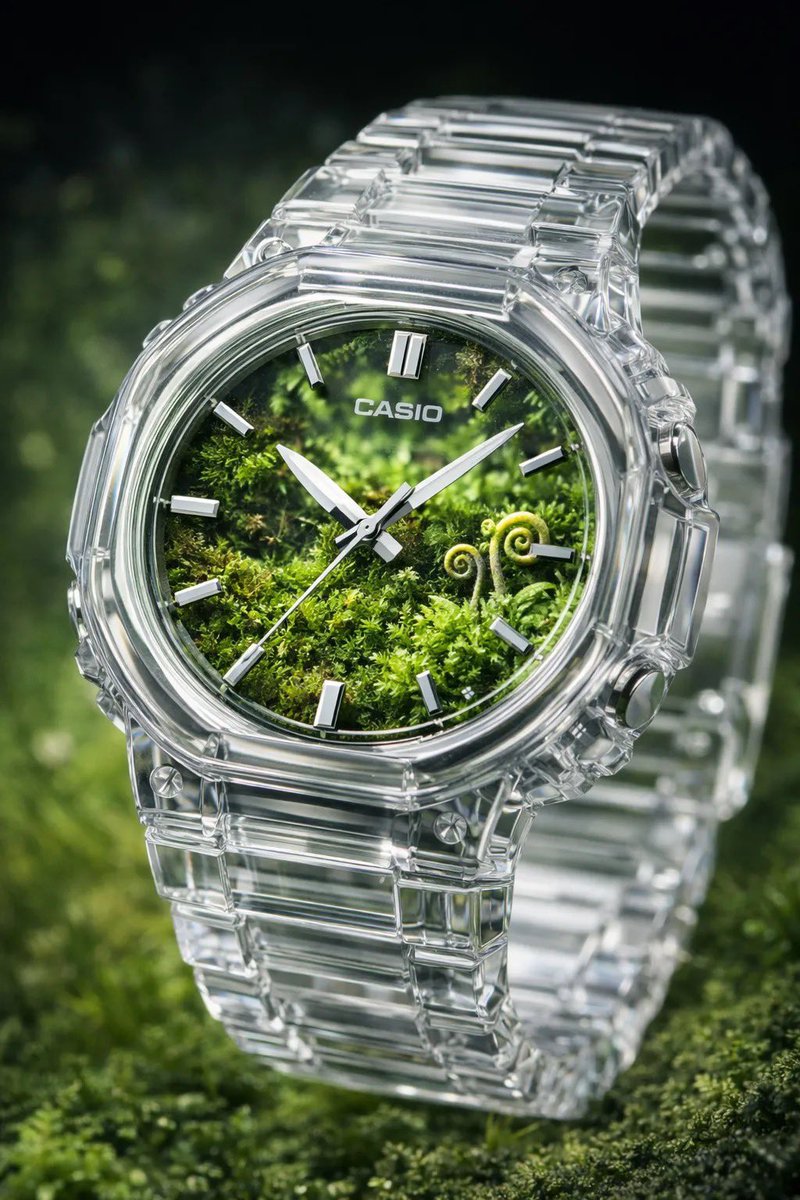 Crystal Terrarium Watch Product Shot