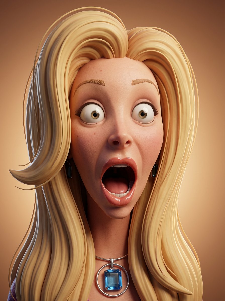 Hyper-Expressive 3D Cartoon Portrait from Photo Reference