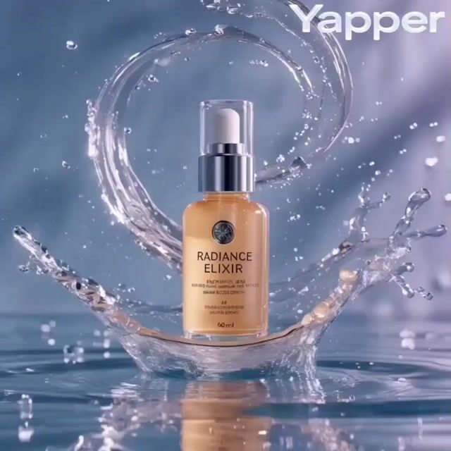 Luxury Skincare Commercial with 360-Degree Orbit