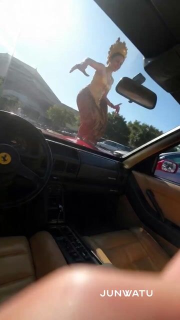 Amateur 80s footage of Ferrari dance