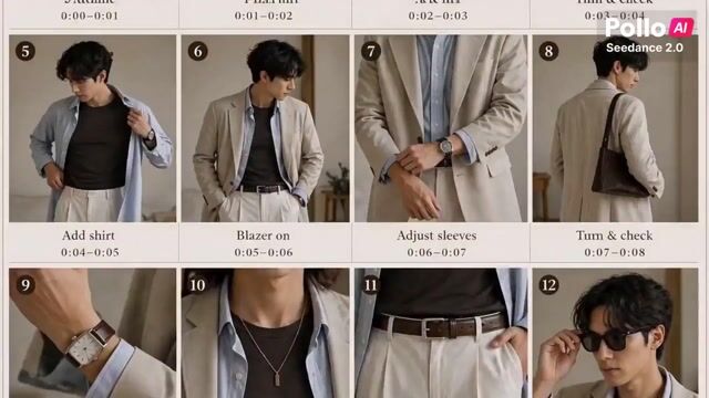 Minimalist Menswear Editorial GRWM