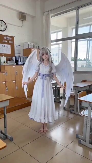 Anime Character School Classroom Dance