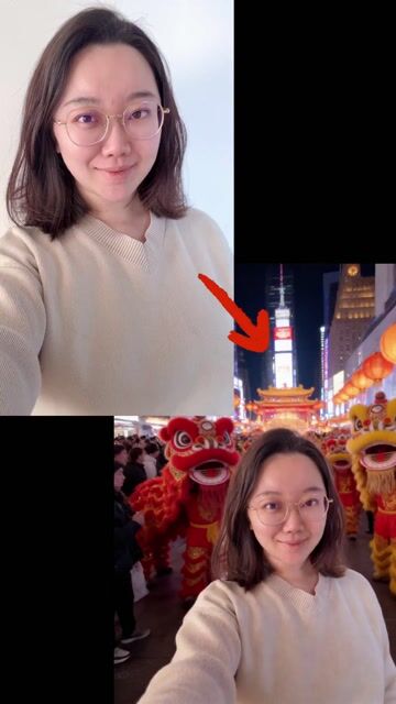 Chinese New Year Selfie in New York