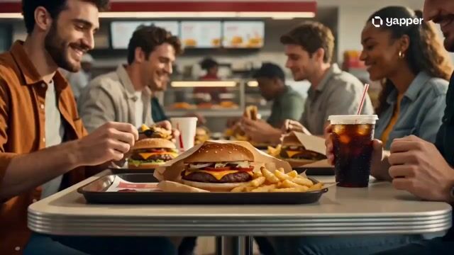 Modern Fast Food Restaurant Video