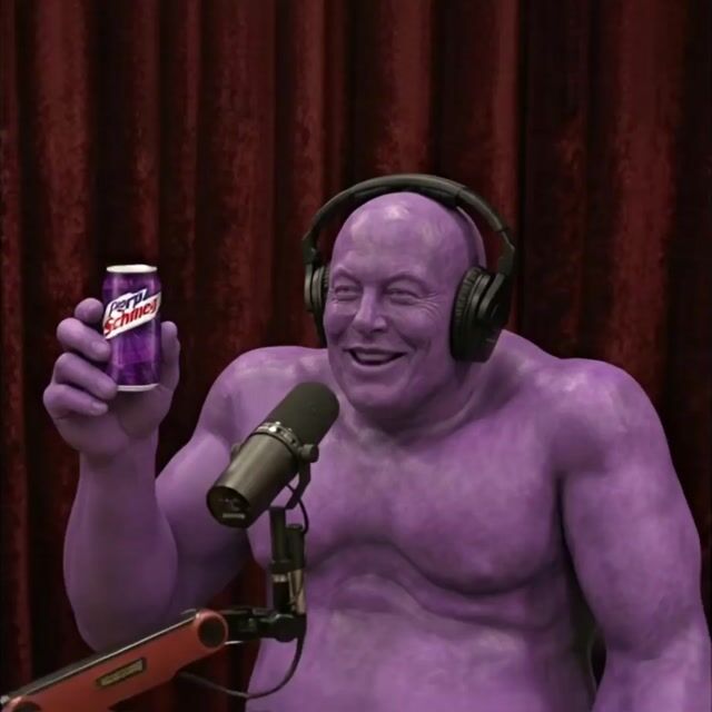 Elon Musk as The Amazing Bulk on Joe Rogan's Podcast