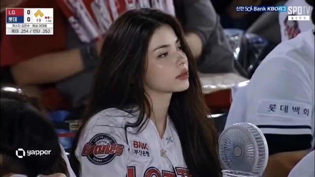 Korean Baseball Stadium Spectator Candid