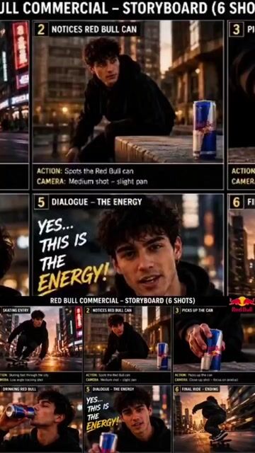 Red Bull Skateboarder Commercial