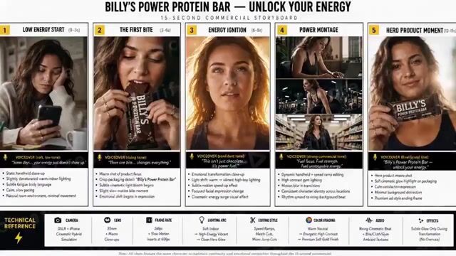 Protein Bar Transformation Commercial